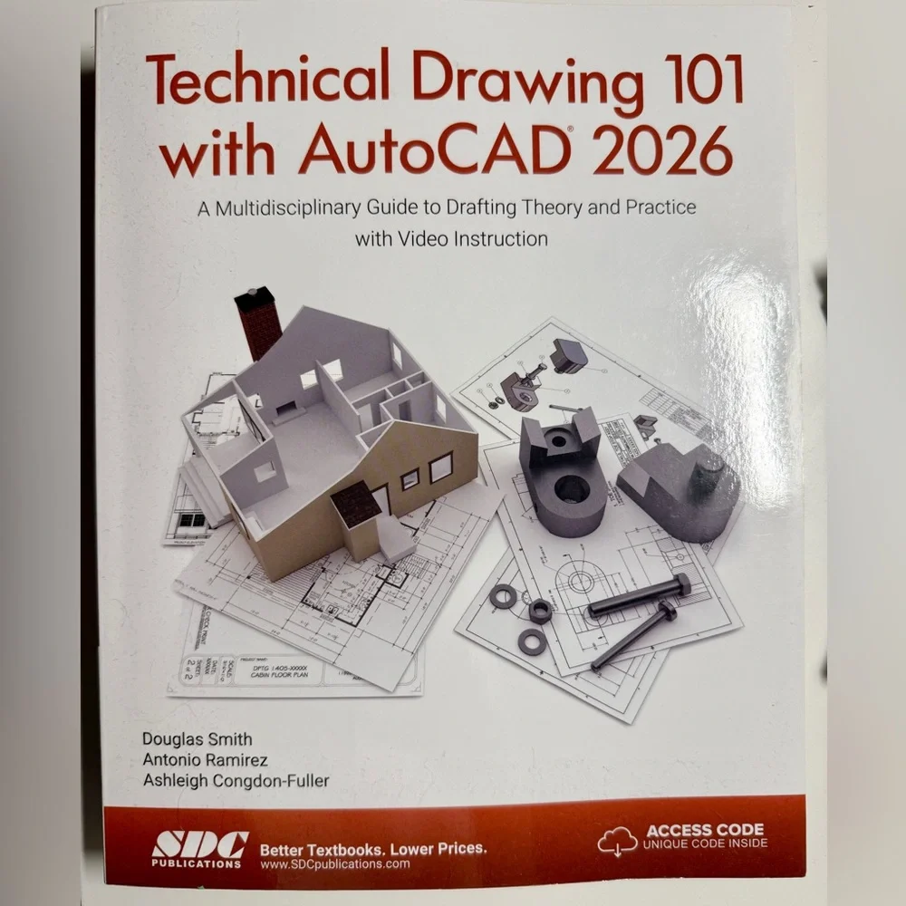 Technical Drawing 101 with AutoCAD 2026 Book - Picture 1 of 1